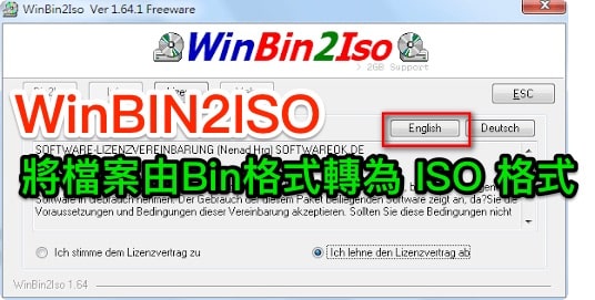 WinBIN2ISO