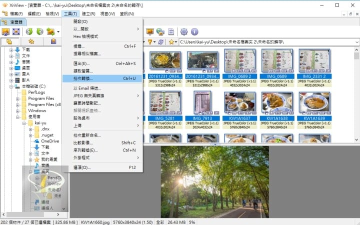 XnView 2.50.3 中文免安裝版 ~ 支援最多格式的圖片瀏覽軟體,ACDSEE 替代首選 10 xnview-10